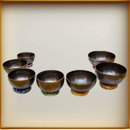 7 Chakra Himalayan Singing Bowl Sets